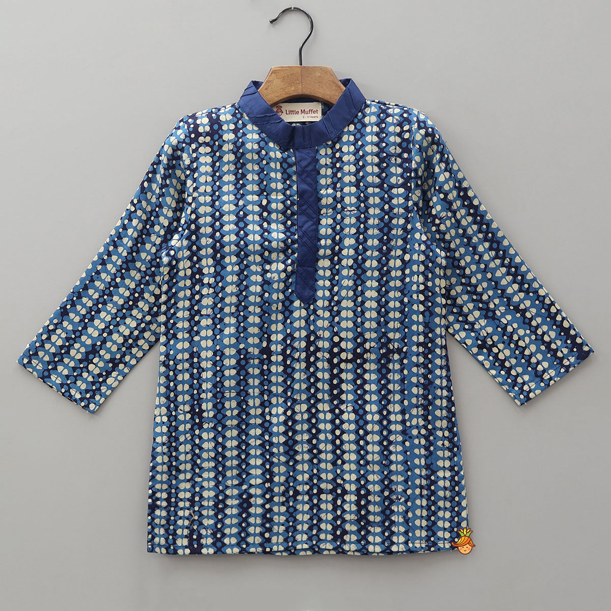 Pintuck Front Placket Kurta And Pyjama