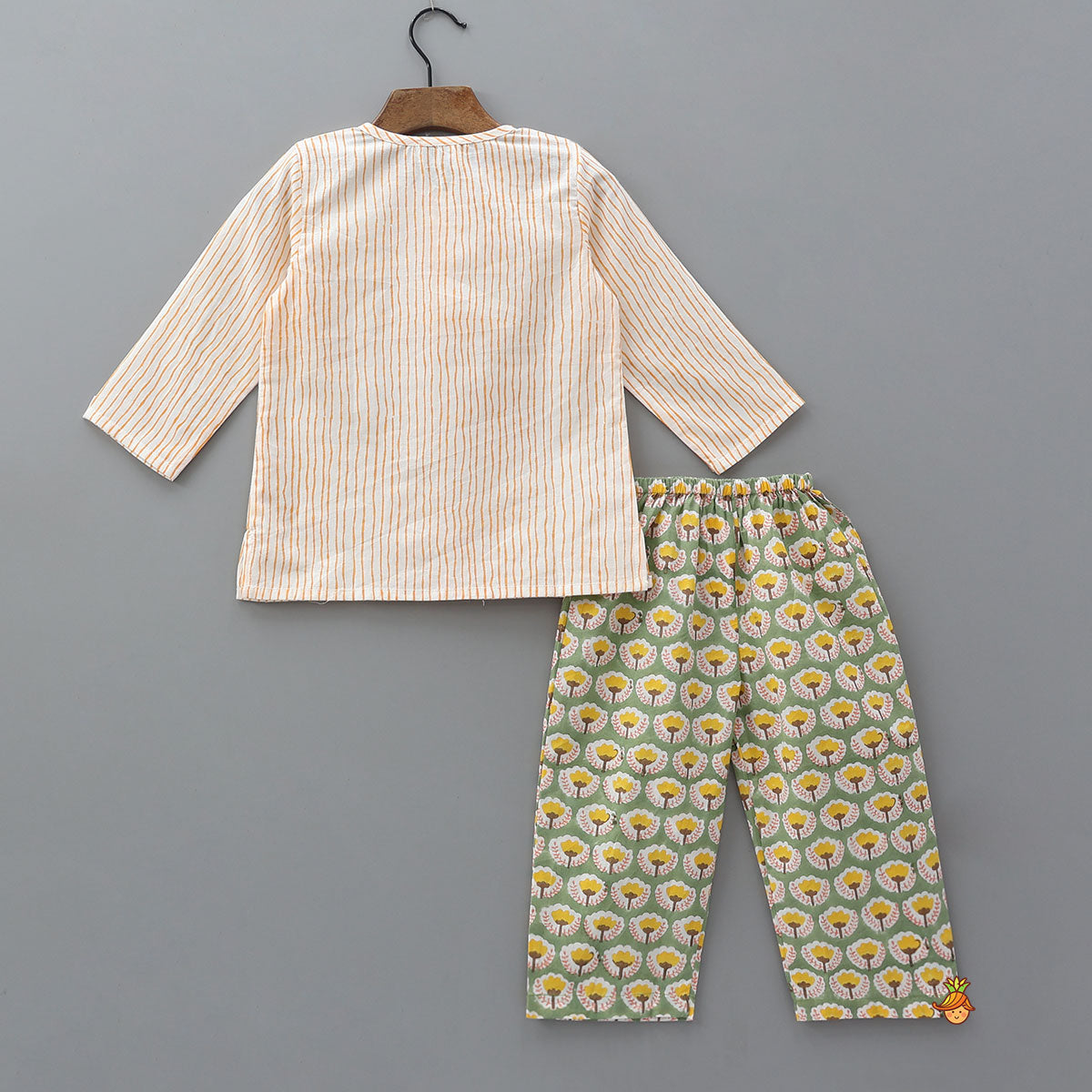 Block Print Kurta Pyjama Sleepwear