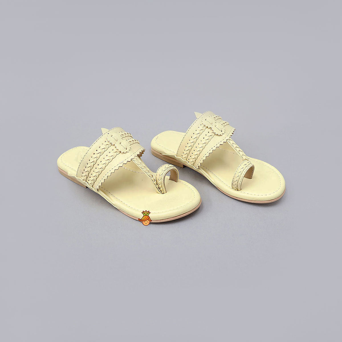 Beautiful Braided Kolhapuri Flats