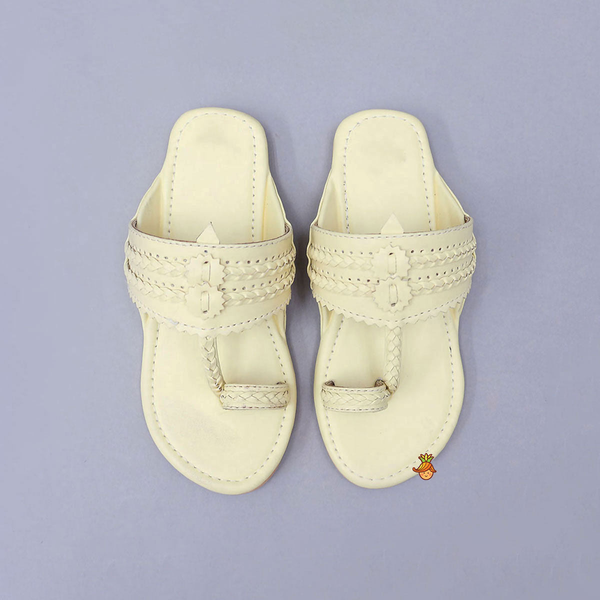 Beautiful Braided Kolhapuri Flats