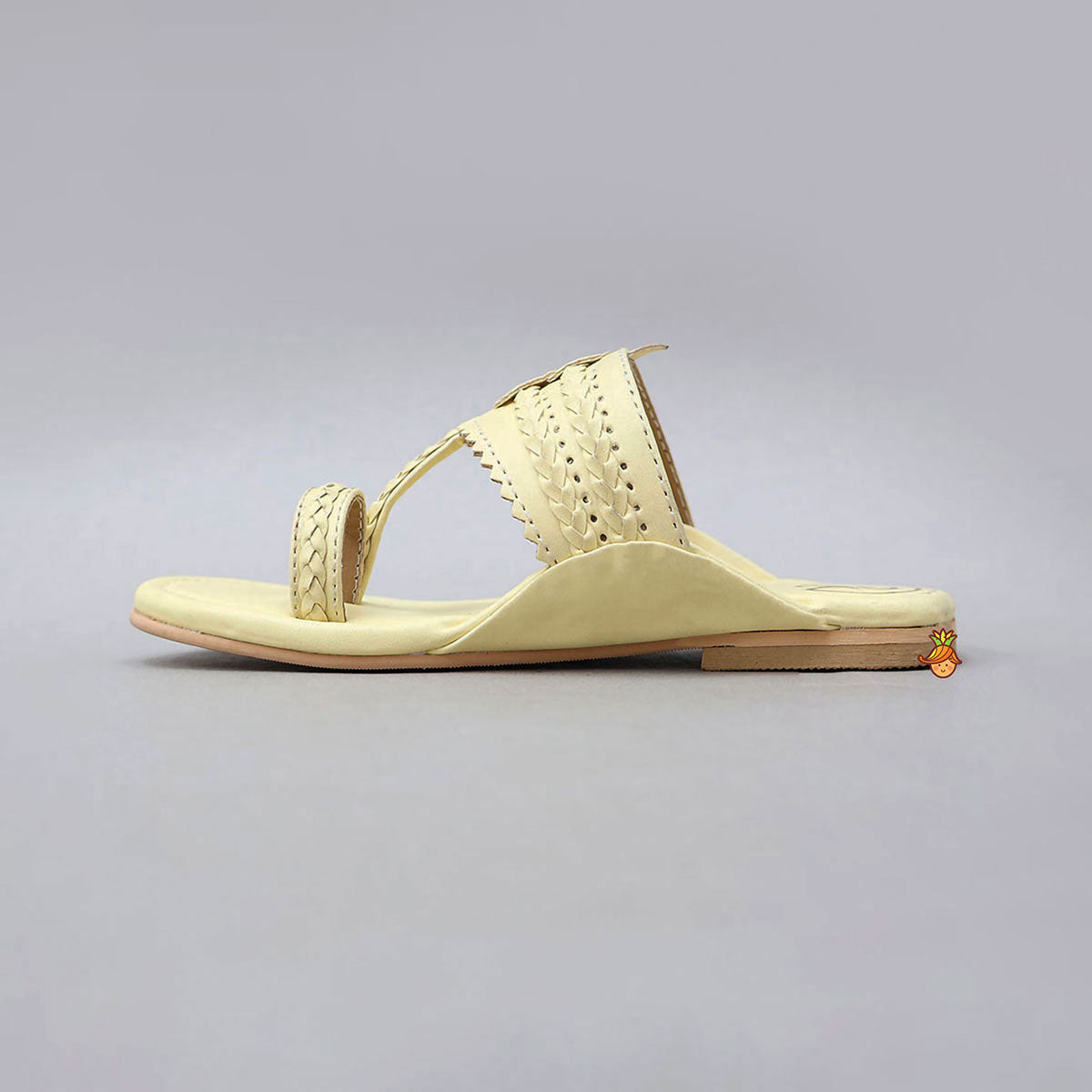 Beautiful Braided Kolhapuri Flats