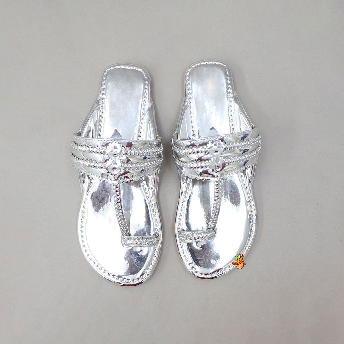 Braided Kolhapuri Ethnic Flats