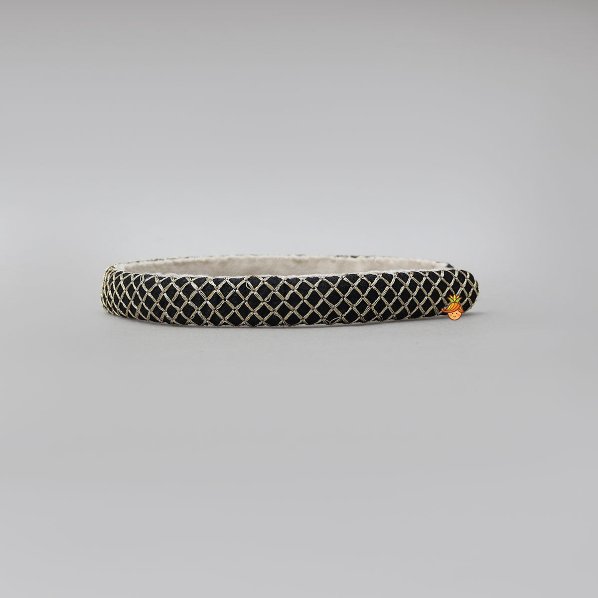 Criss-Cross Embroidered Hair Band