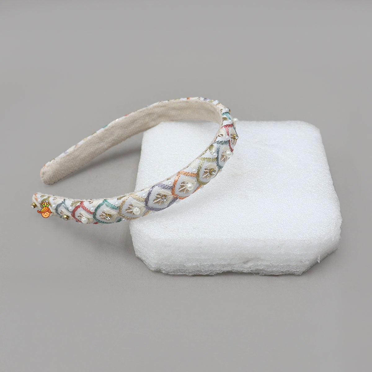 Embroidered Georgette Hair Band