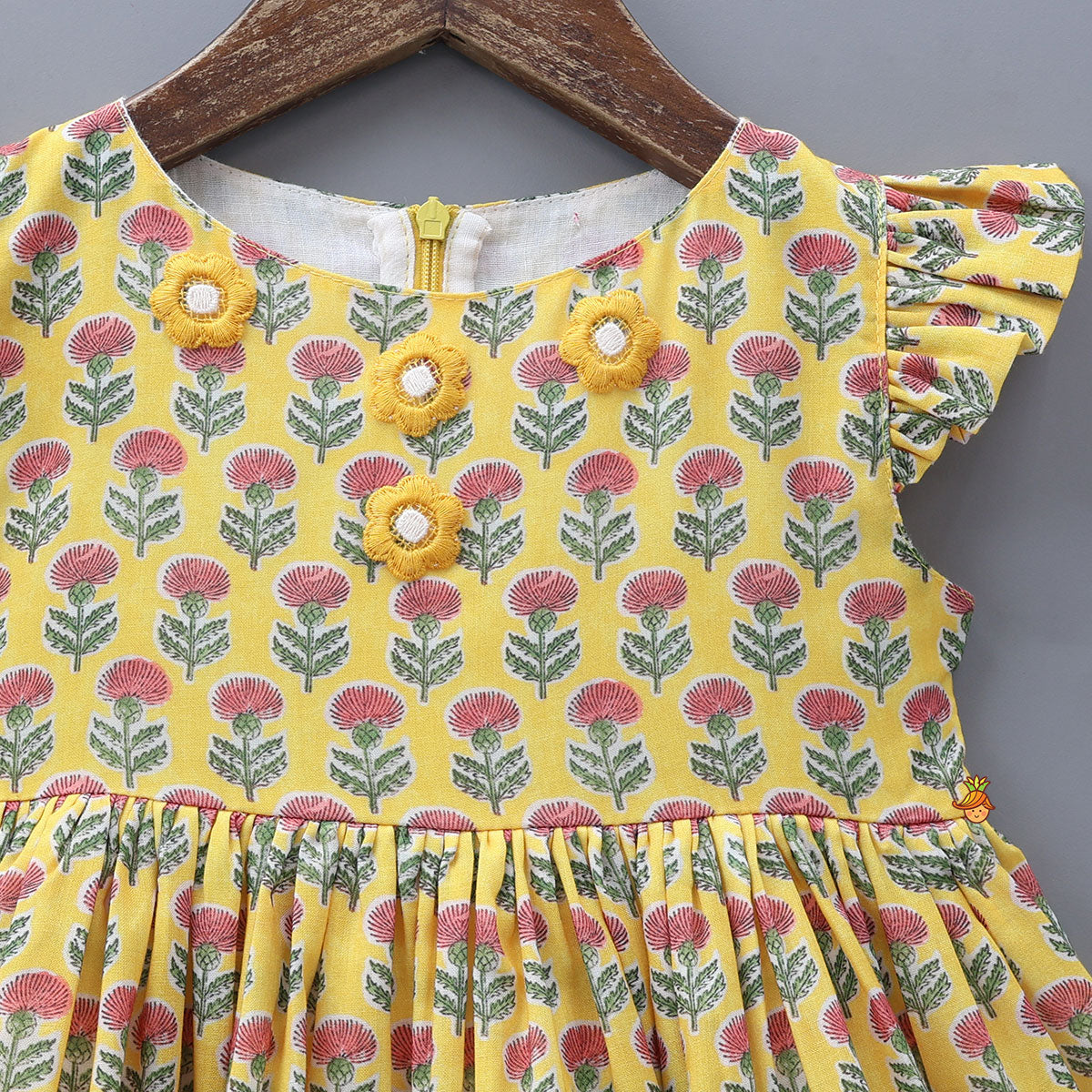 Floral Printed Elegant Cotton Kurti
