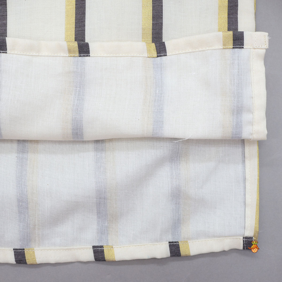 Classic Striped Kurta And Mundu