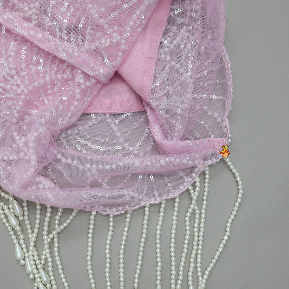 Asymmetric Heavy Work Top And Sharara With Matching Net Dupatta