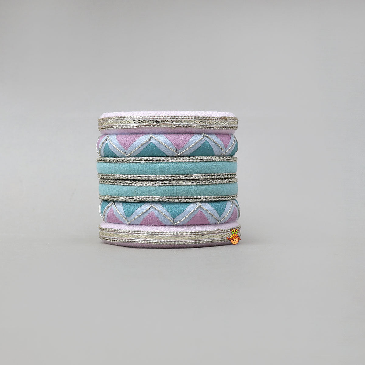 Handmade Geometric Pattern Thread Bangles