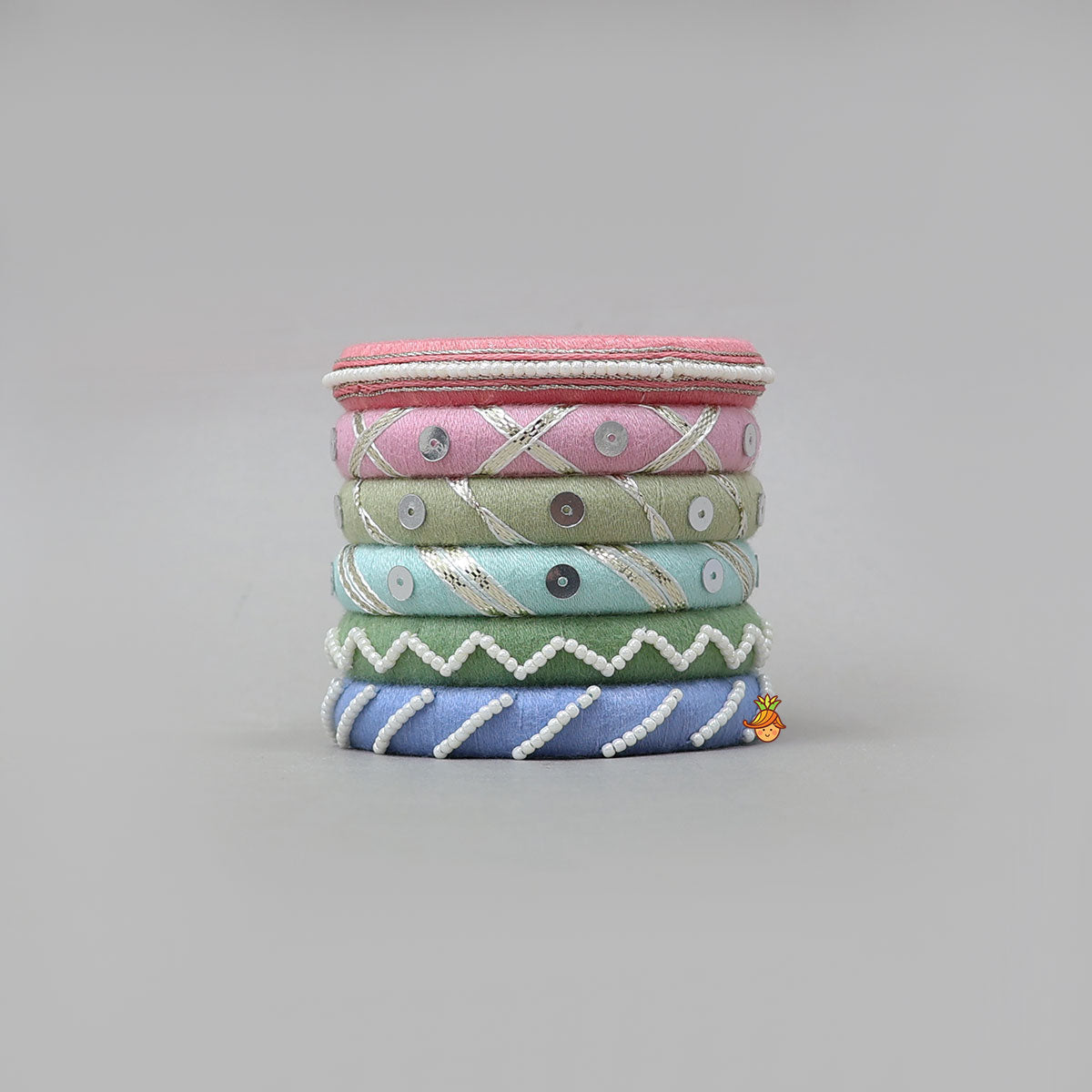 Handmade Bead Work Thread Bangles