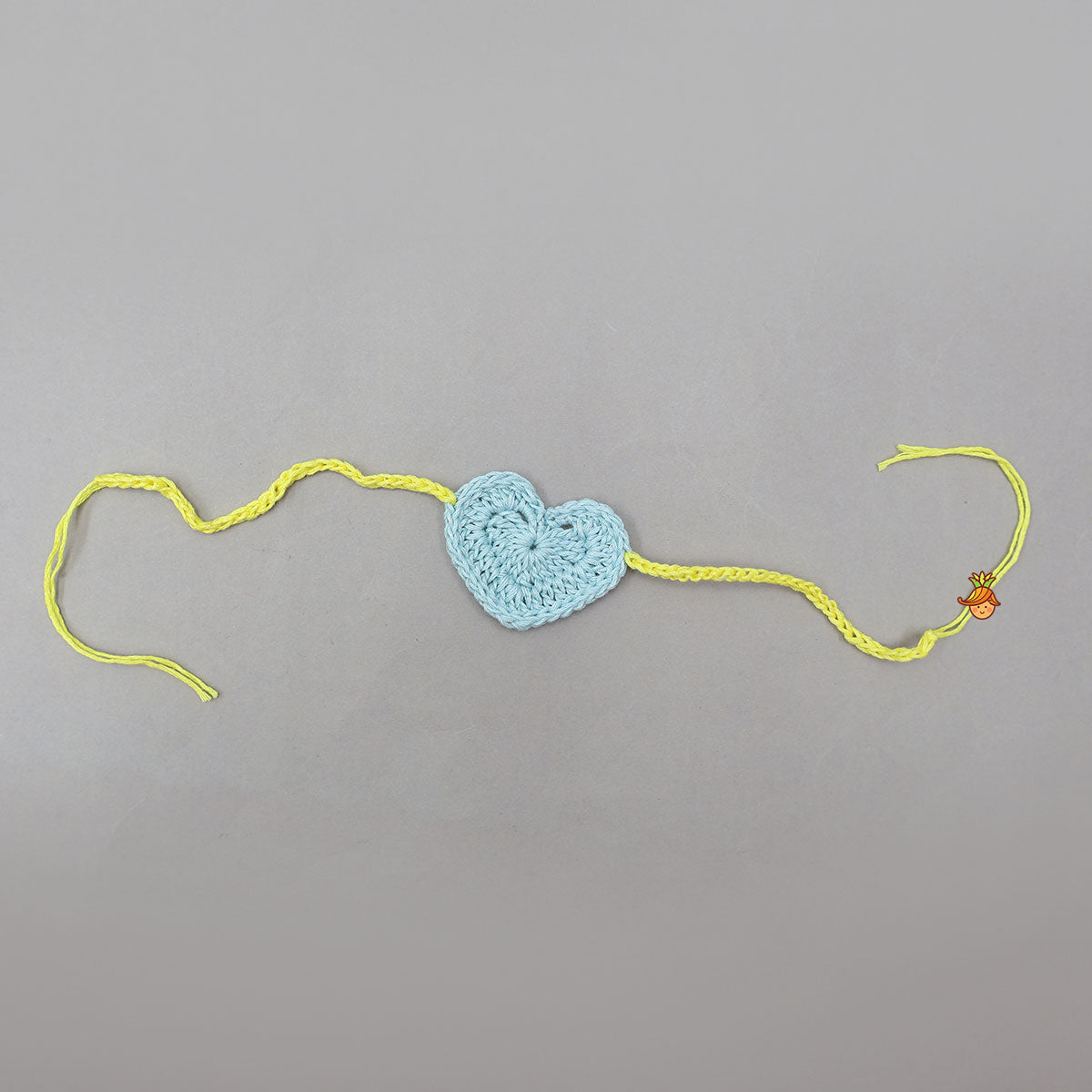 Handcrafted Heart Crochet Rakhi