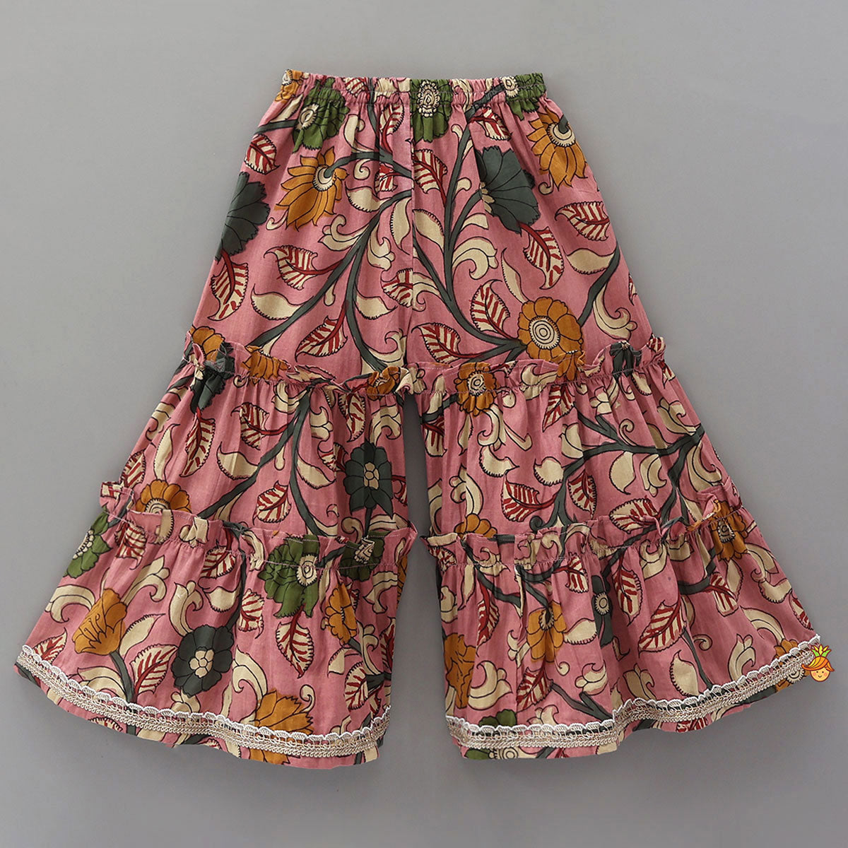 Kalamkari Printed Kurti With Matching Sharara