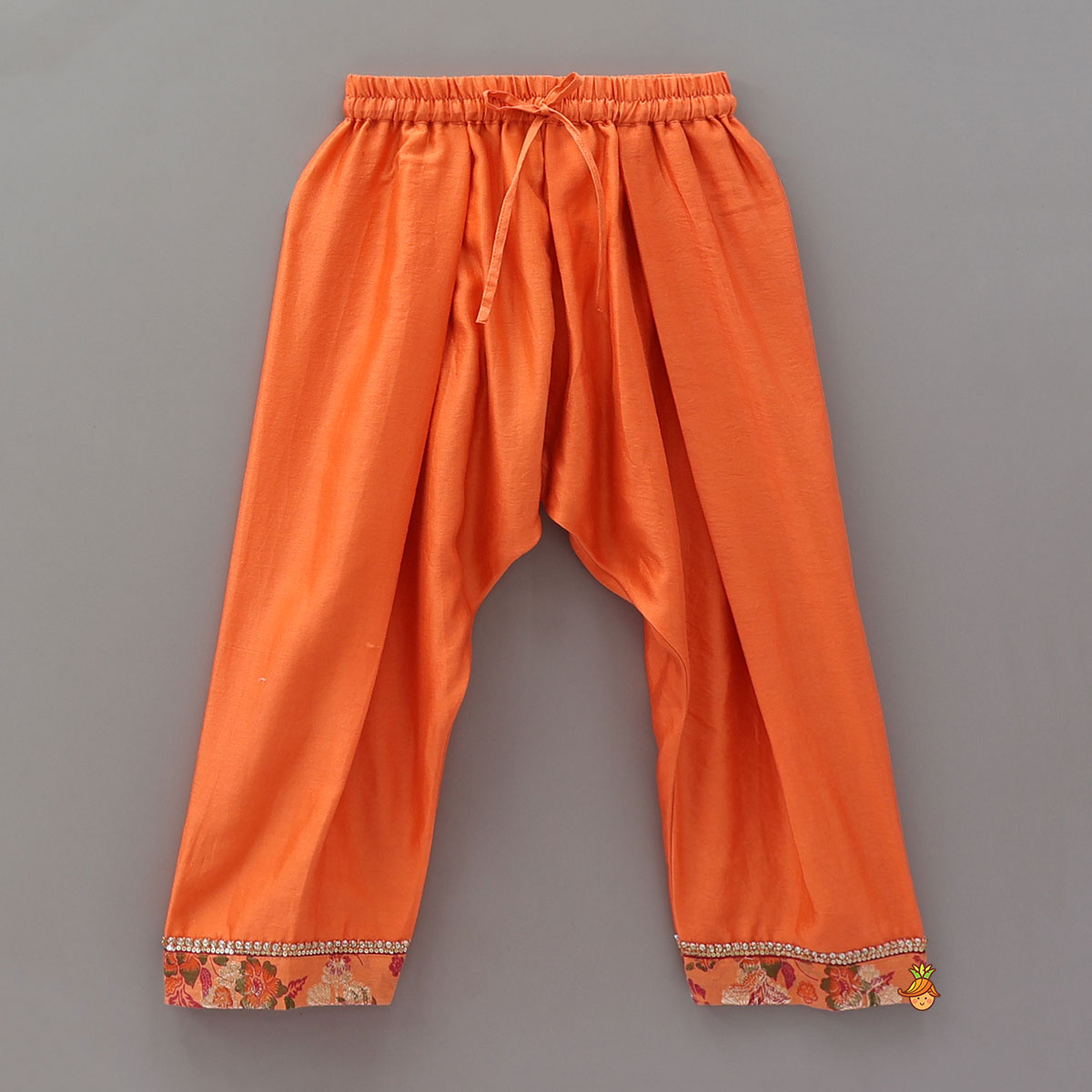Floral Buti Embroidered Peplum Top With Salwar And Dupatta