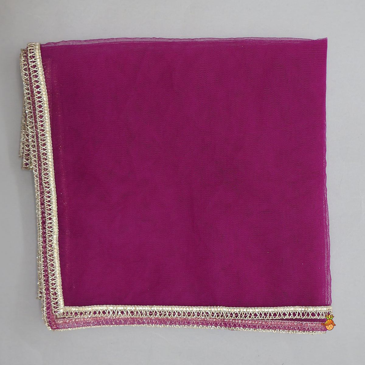 Floral Buti Embroidered Peplum Top With Salwar And Dupatta