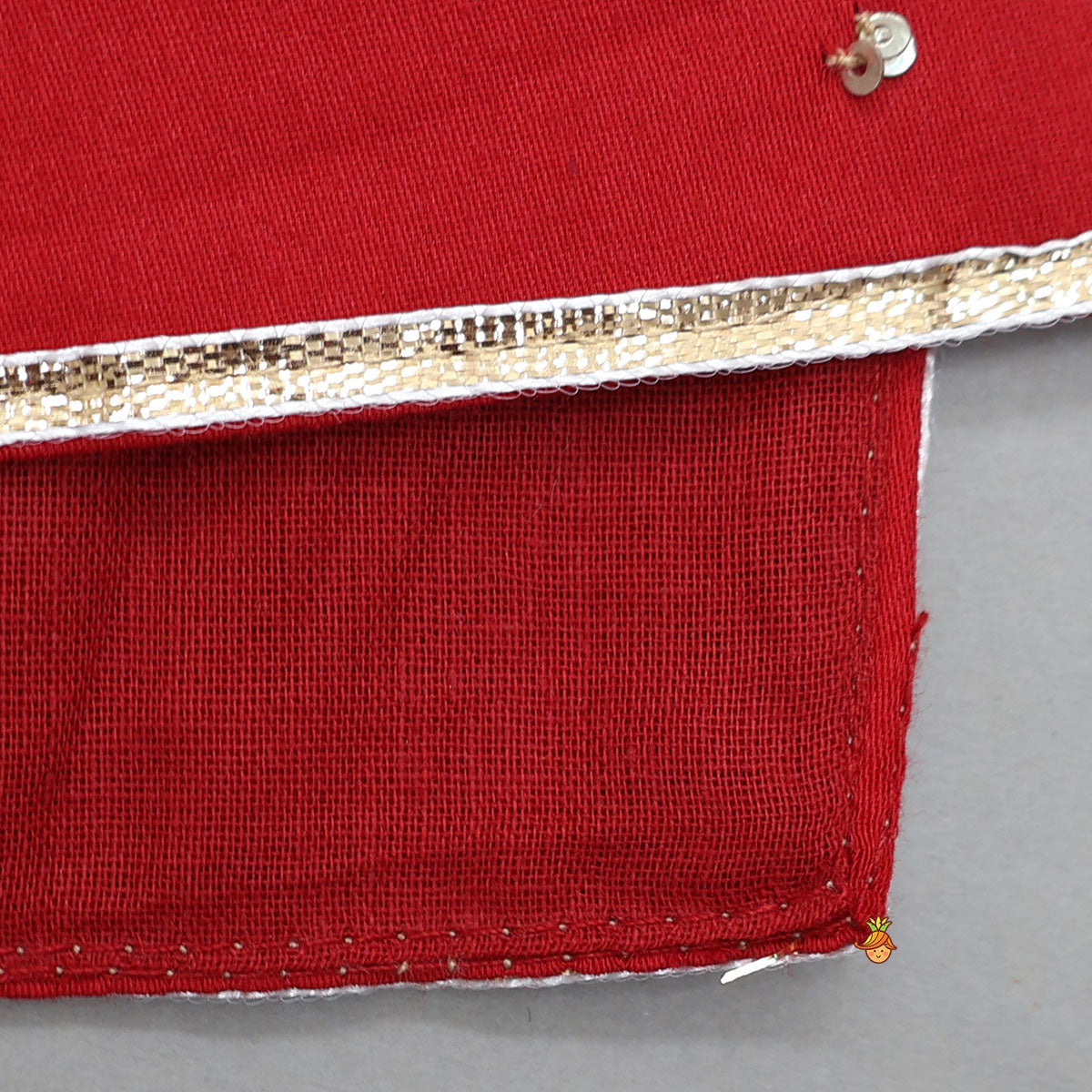 Traditional Overlay Kurti With Headband