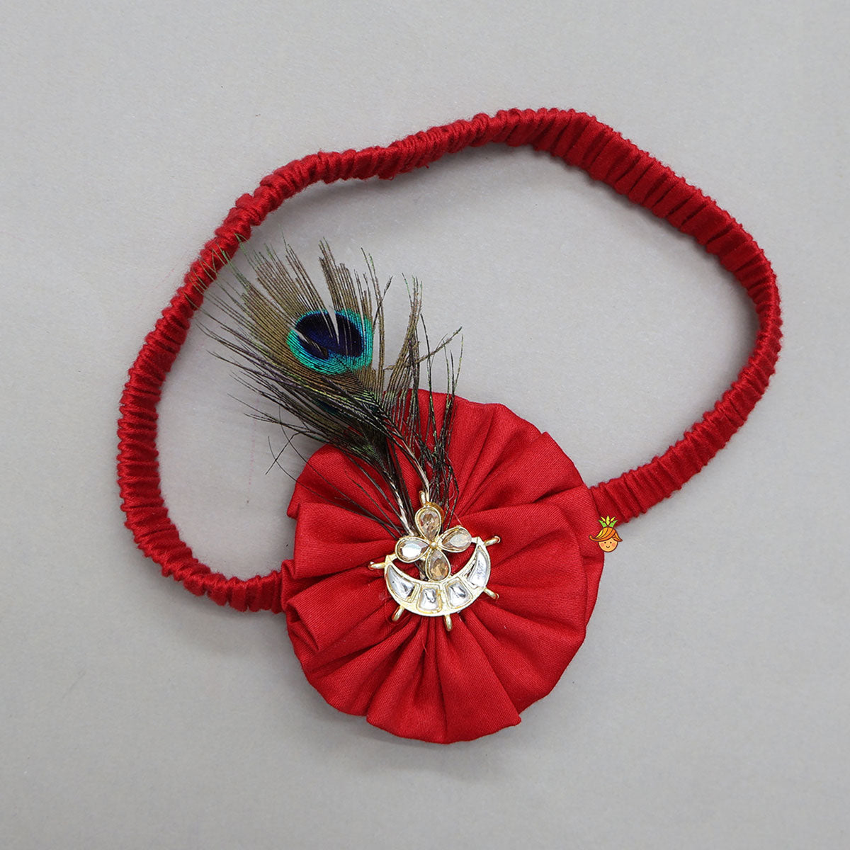 Traditional Overlay Kurti With Headband