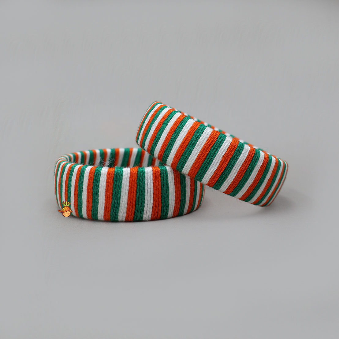 Thread-Wrapped Bangles Set