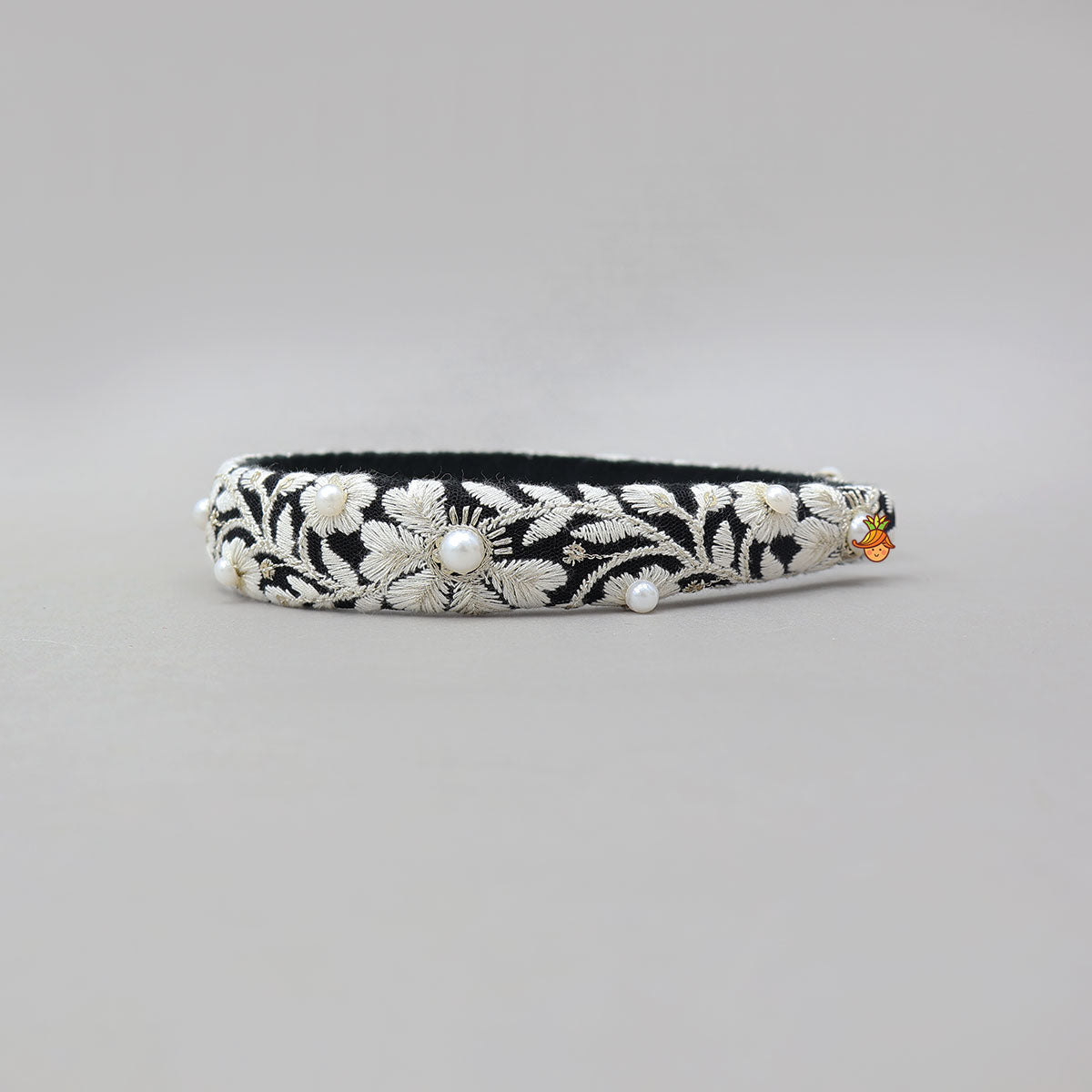 Floral Embroidered Hair Band