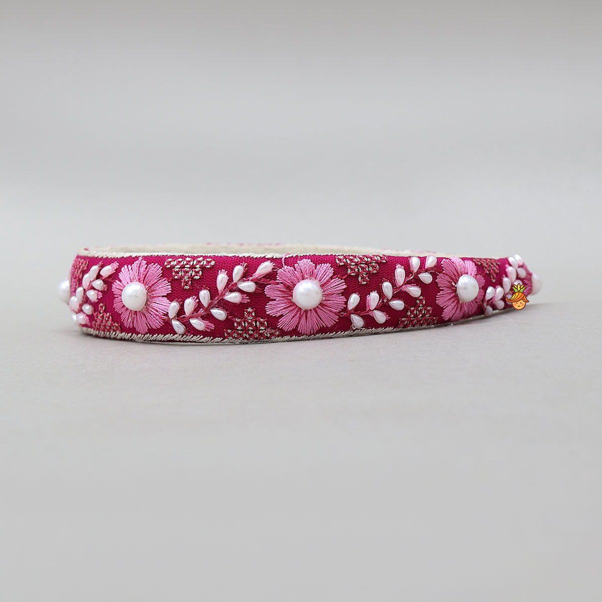 Decorative Thread Embroidered Hair Band