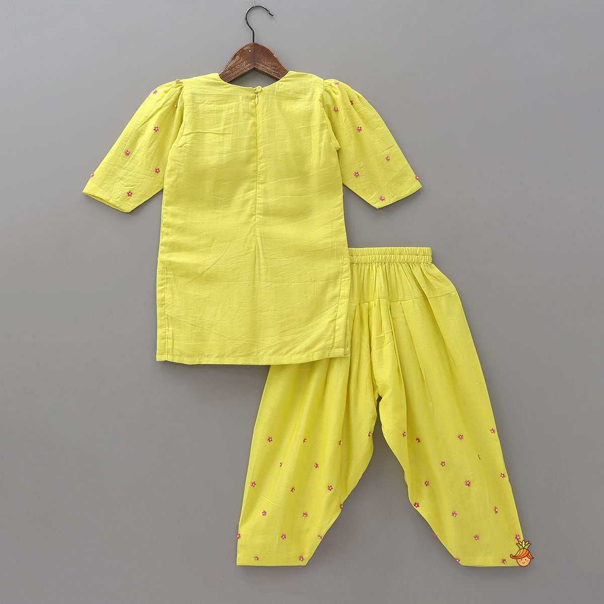 Handcrafted Kurti With Salwar And Dupatta