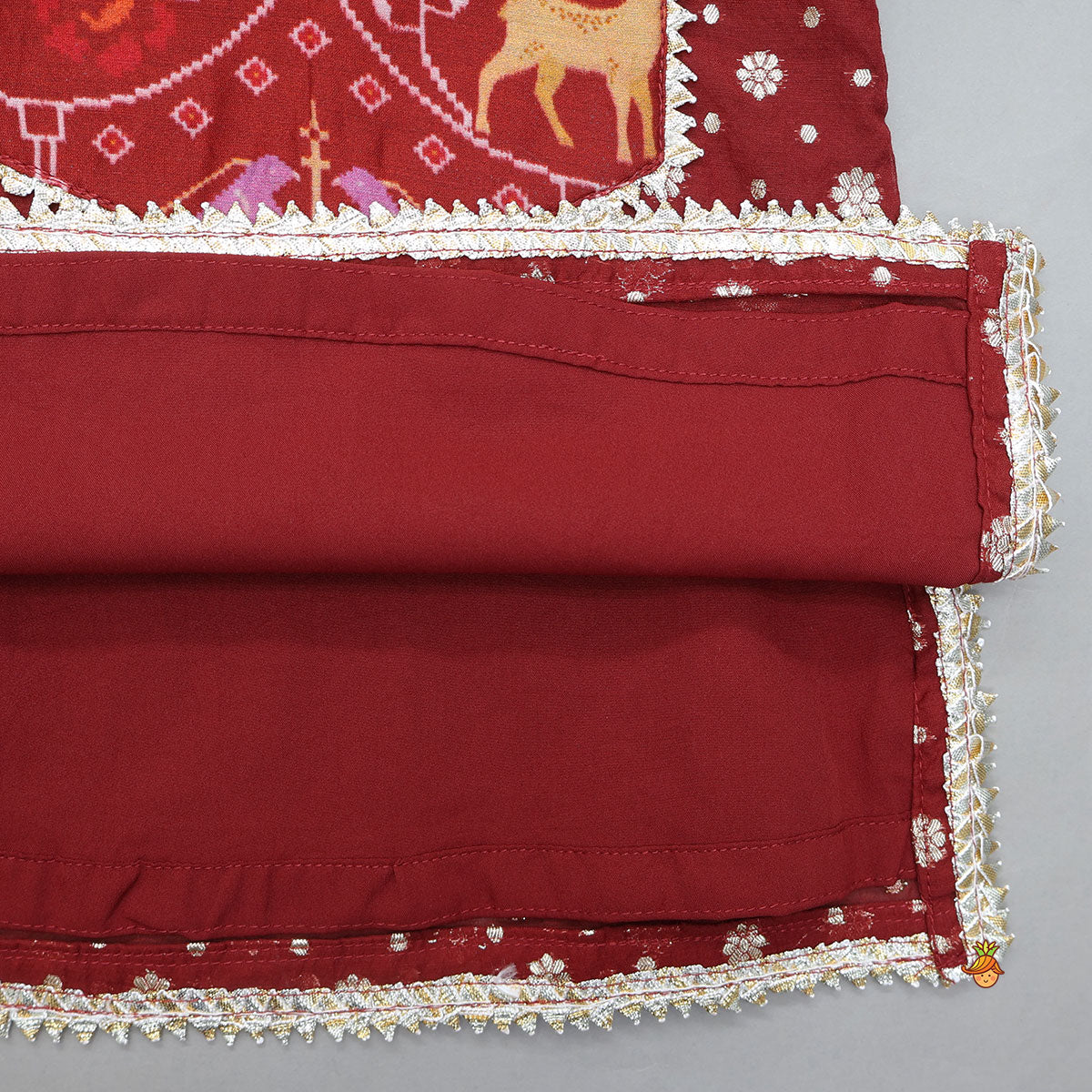 Folk Art Inspired Printed Kurta and Sharara
