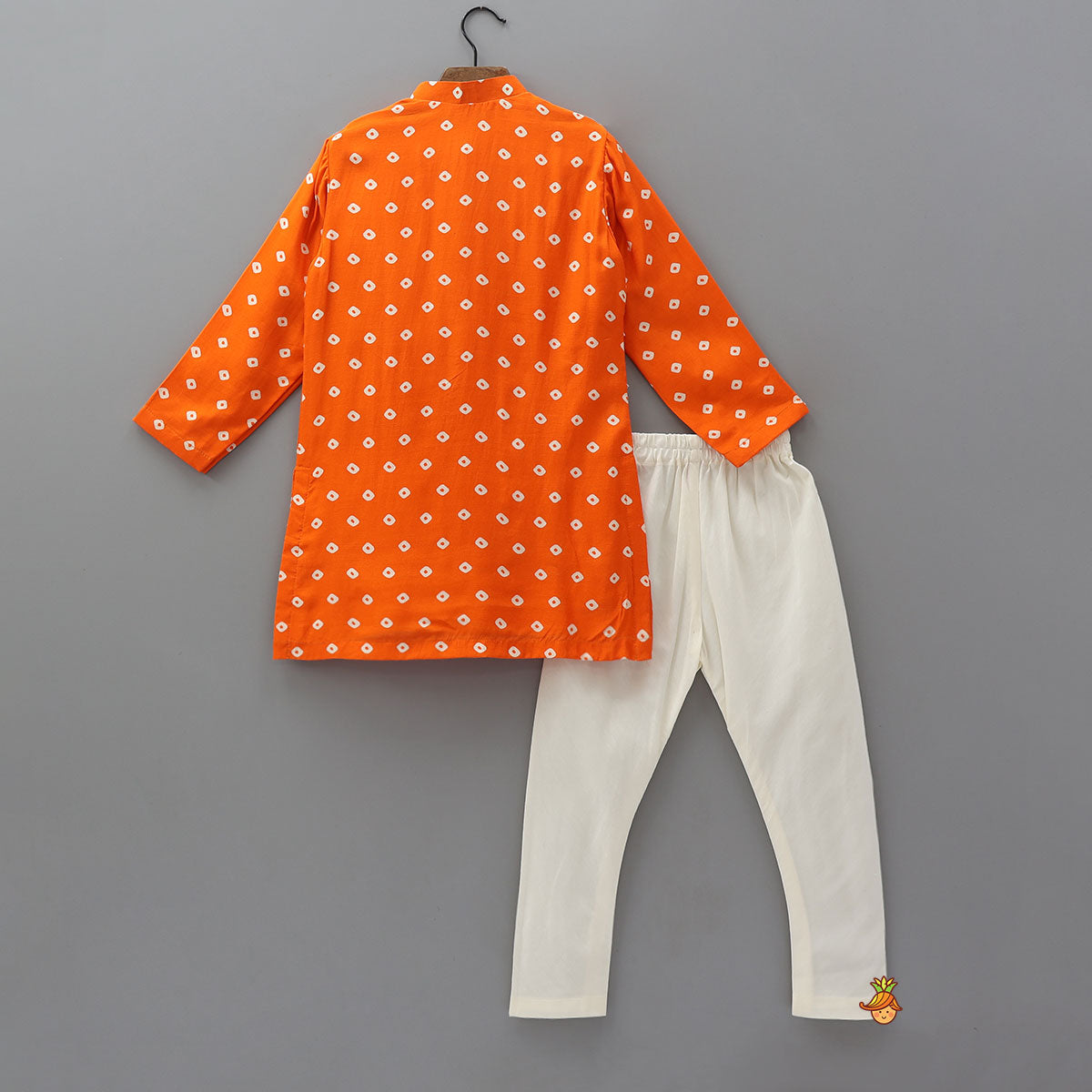 Bright Bandhani Printed Kurta And Churidar