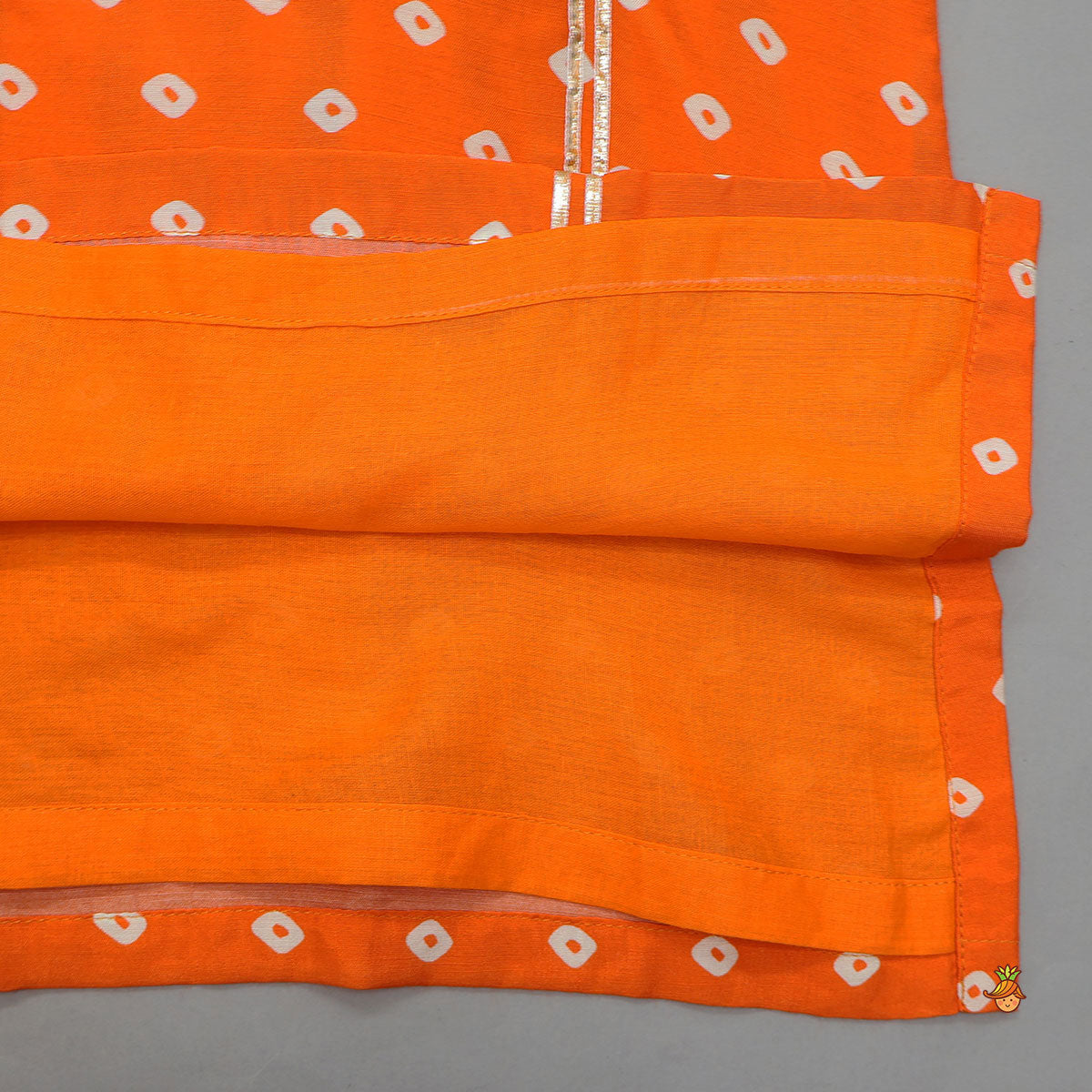 Bright Bandhani Printed Kurta And Churidar
