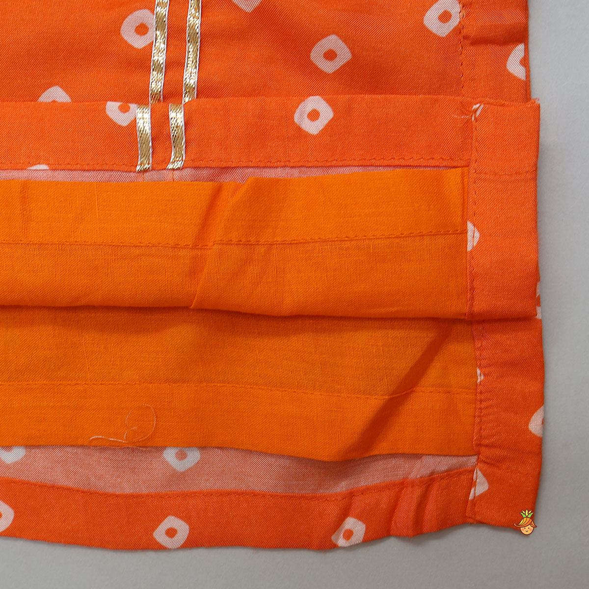 Bright Bandhani Printed Kurta And Churidar