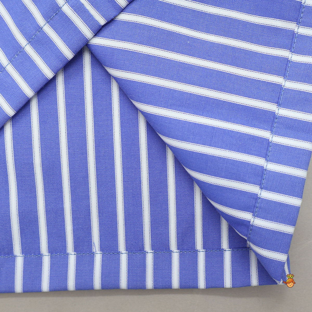 Classic Striped Top And Shorts Sleepwear Set