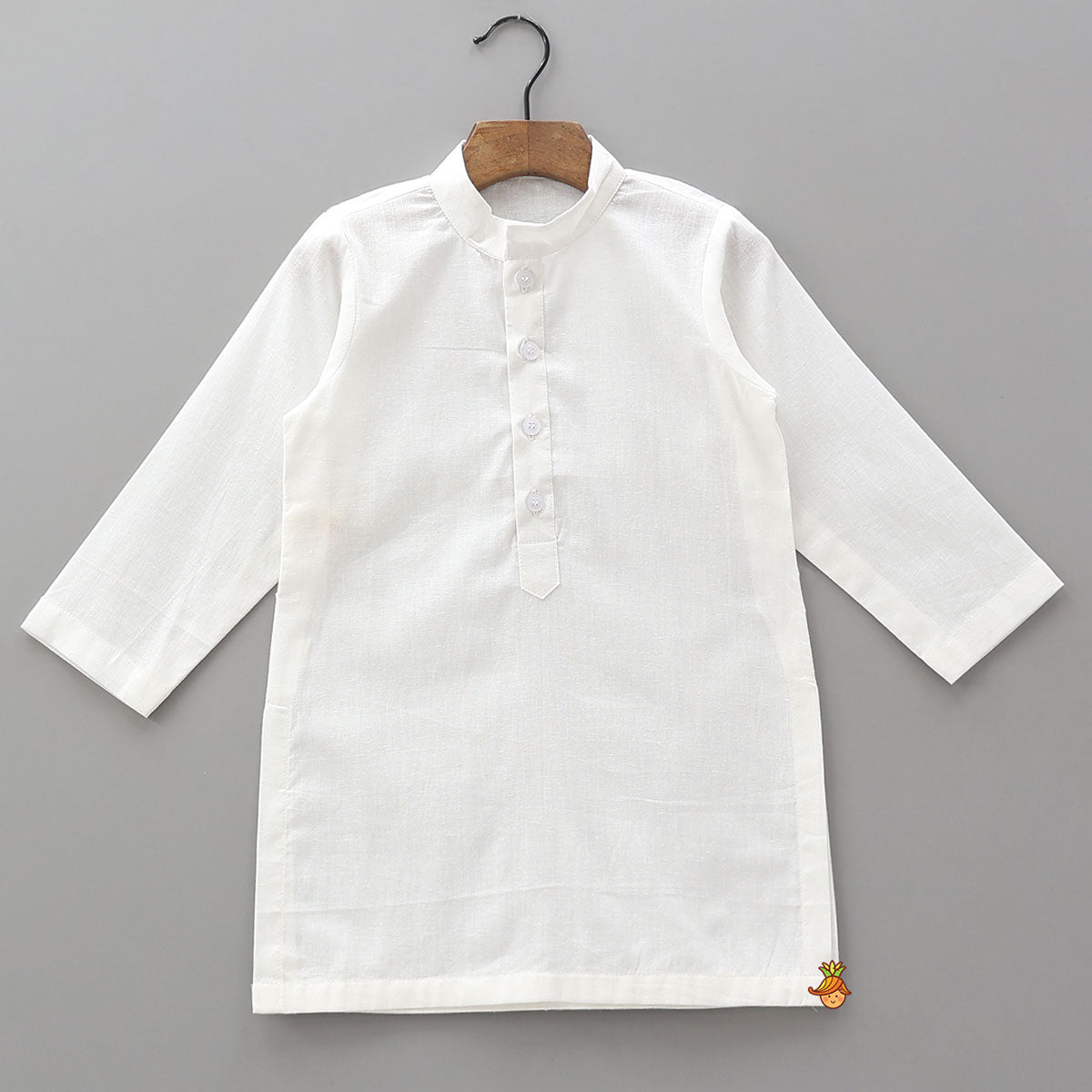 Kurta With Asymmetric Jacket And Pyjama