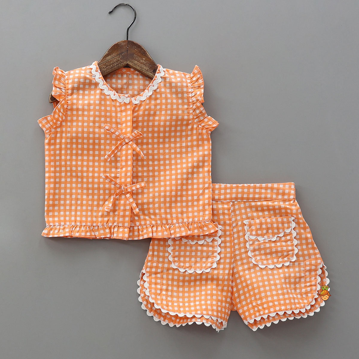 Check Printed Cotton Sleepwear