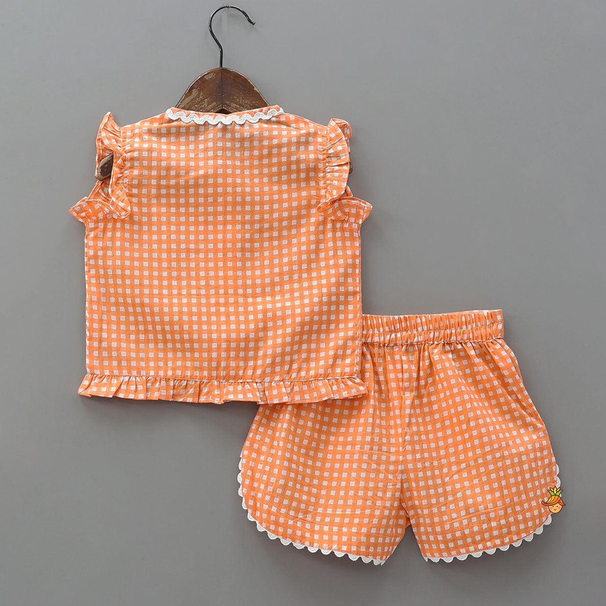Check Printed Cotton Sleepwear