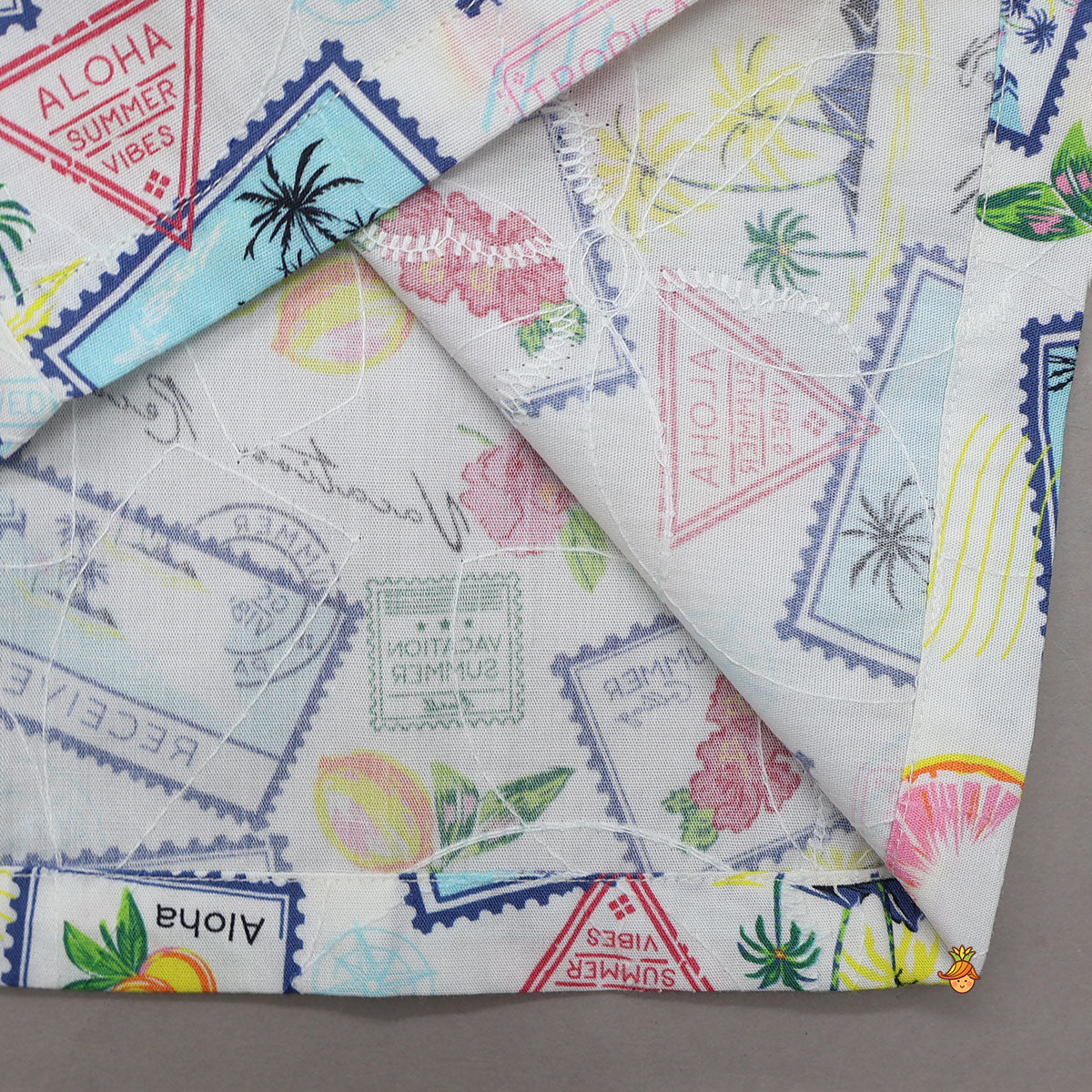 Summer Vacation Print Shirt And Shorts