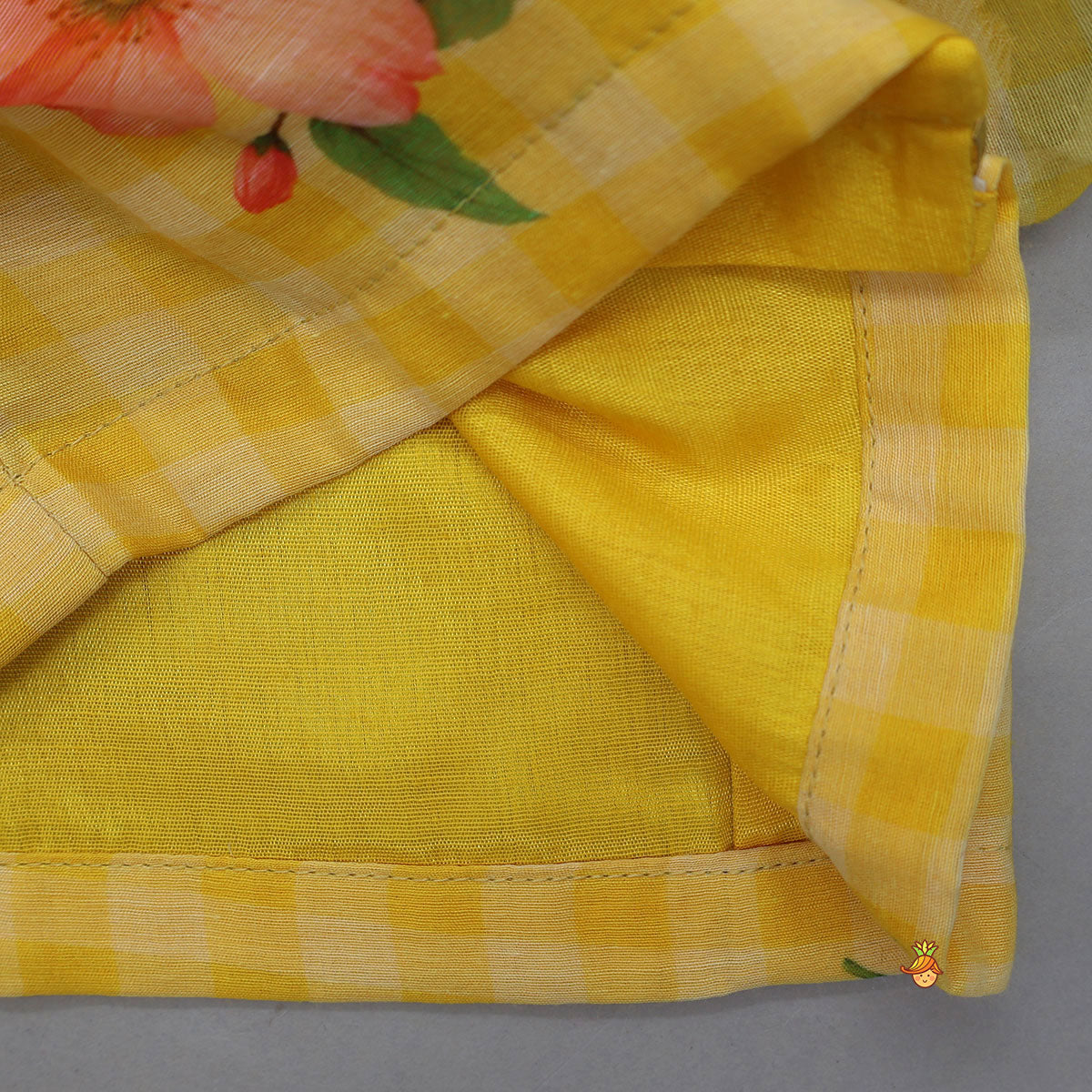 Collar Neck Crop Top And Dhoti Style Pant With Detachable Dupatta And Hair Band