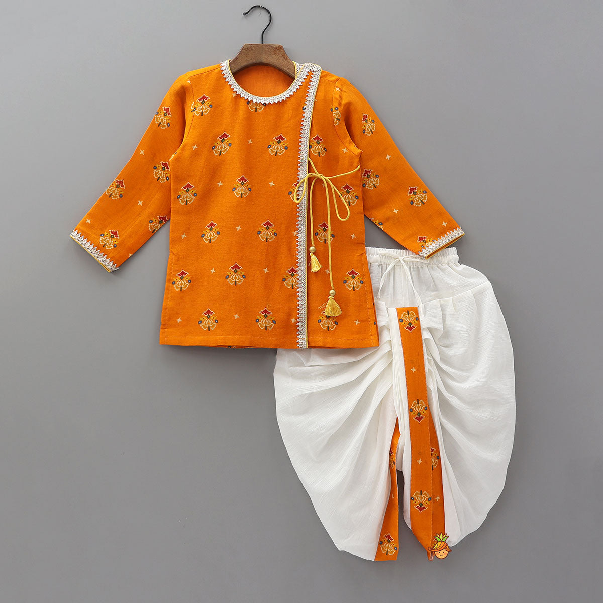 Knot-Tie Kurta And Dhoti