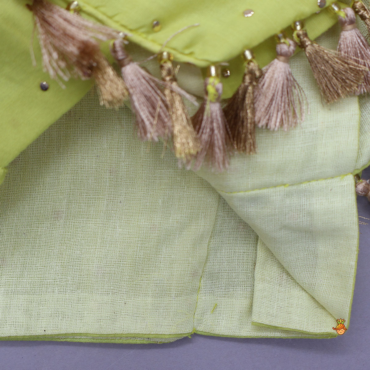 Fringed Crop Top And Palazzo