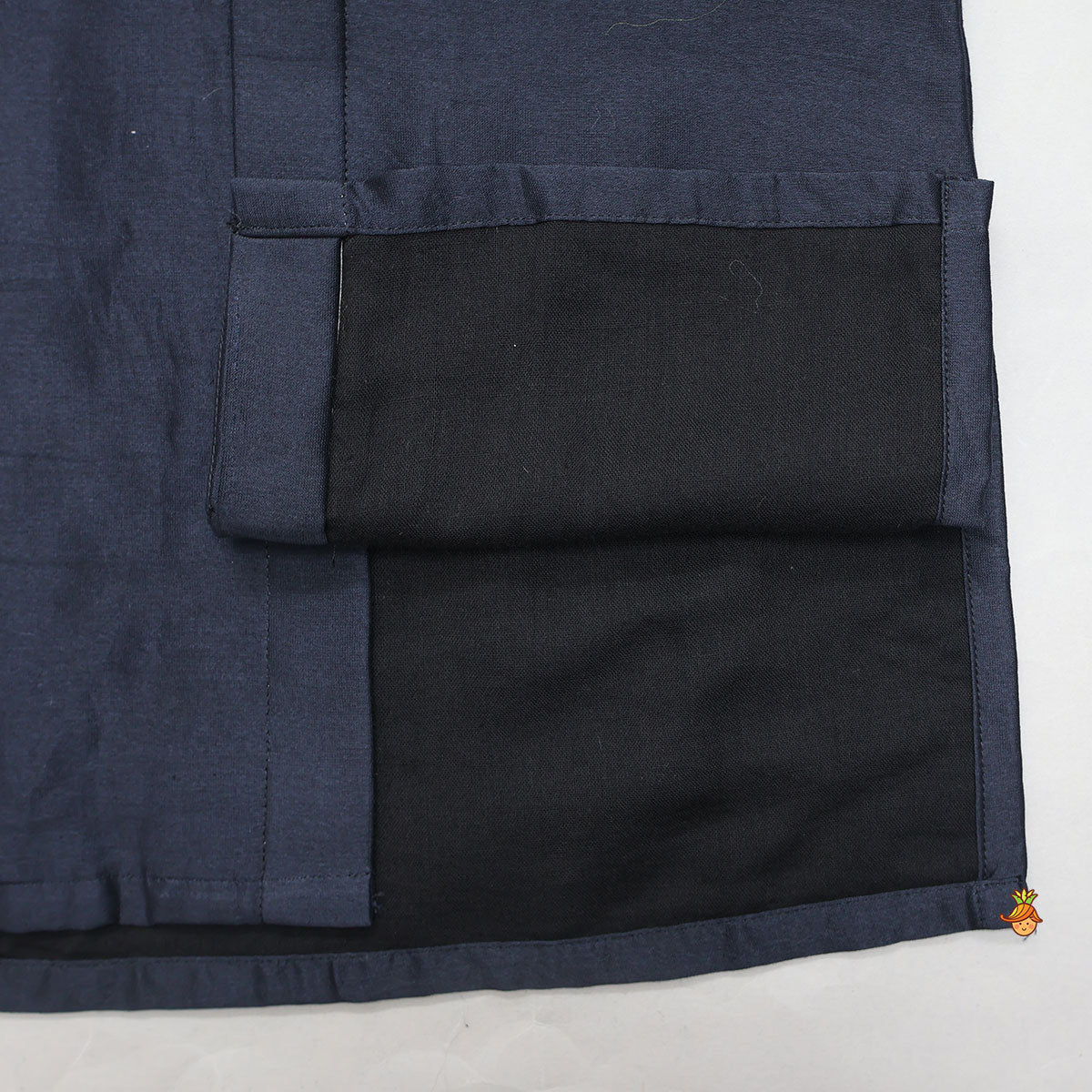 Ethnic Kurta With Thread Work Jacket And Pyjama