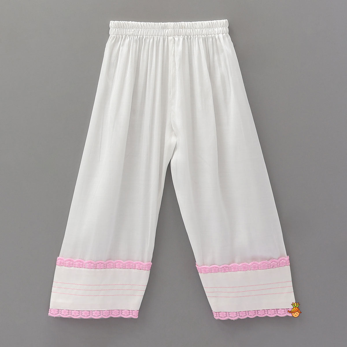 V Neck Kurti And Farshi Salwar With Dupatta