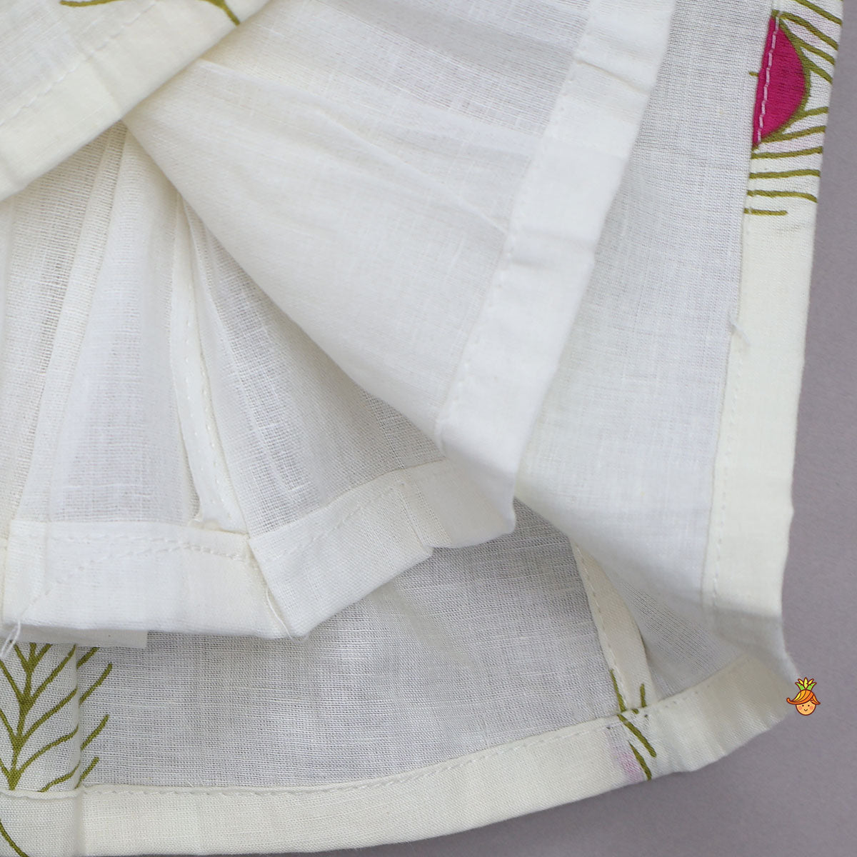 Mor Pankh Printed Top And Tiered Sharara