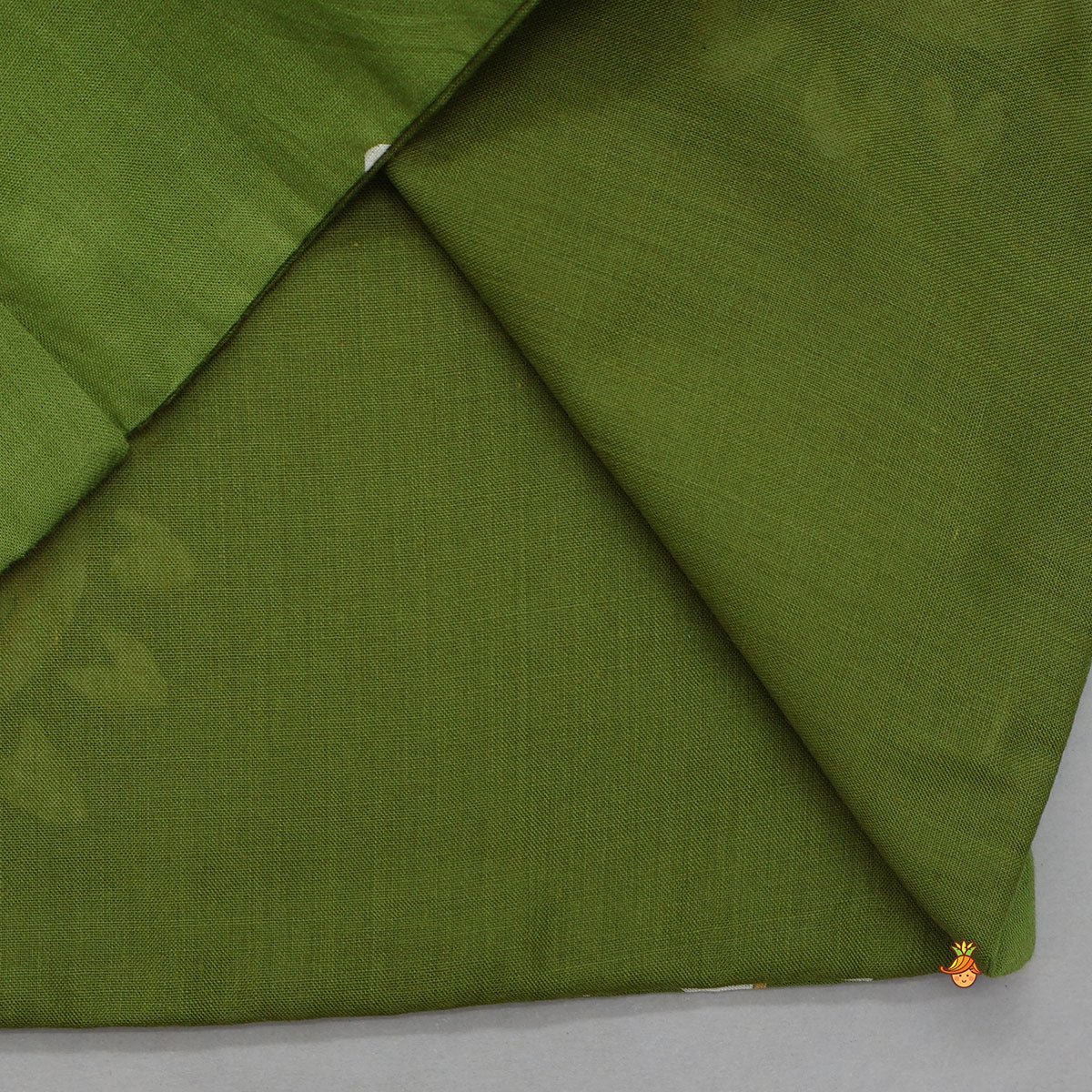 Cotton Printed Kurta With Open Jacket And Pyjama