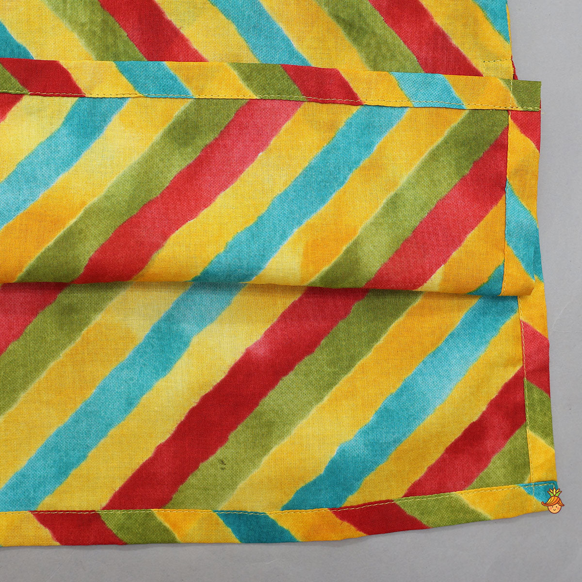 Colourful Striped Cotton Kurta And Pyjama