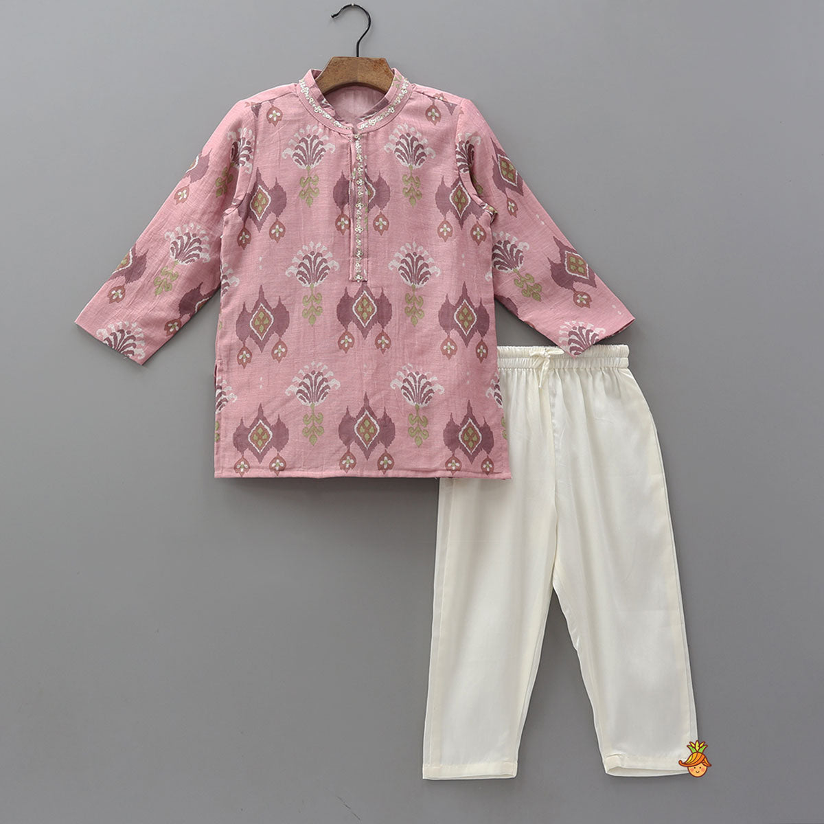 Classic Printed Kurta With Pyjama