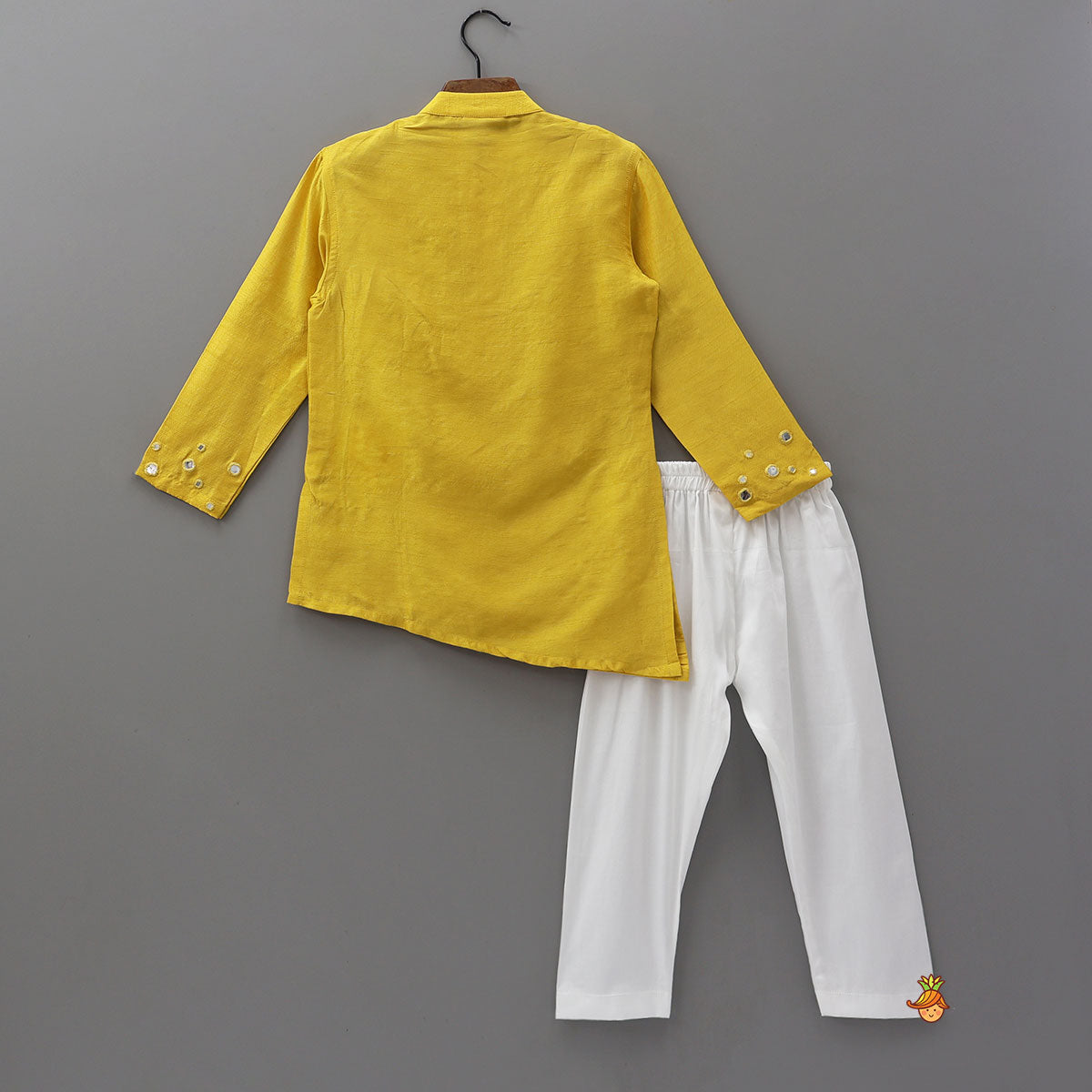 Asymmetric Stylish Kurta And Pyjama
