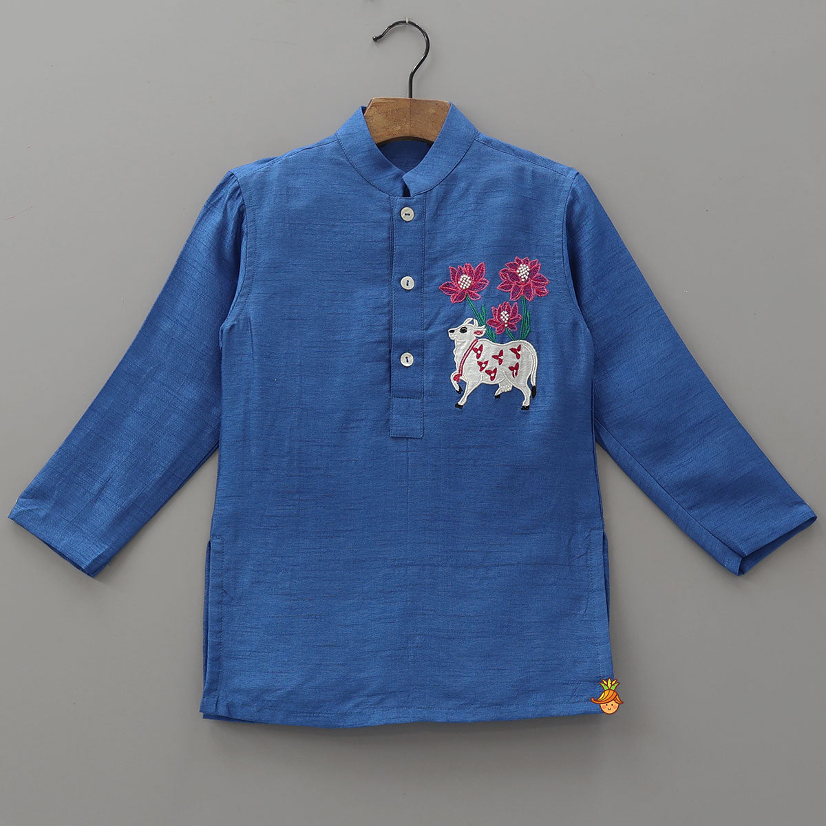 Applique Work Kurta And Pyjama