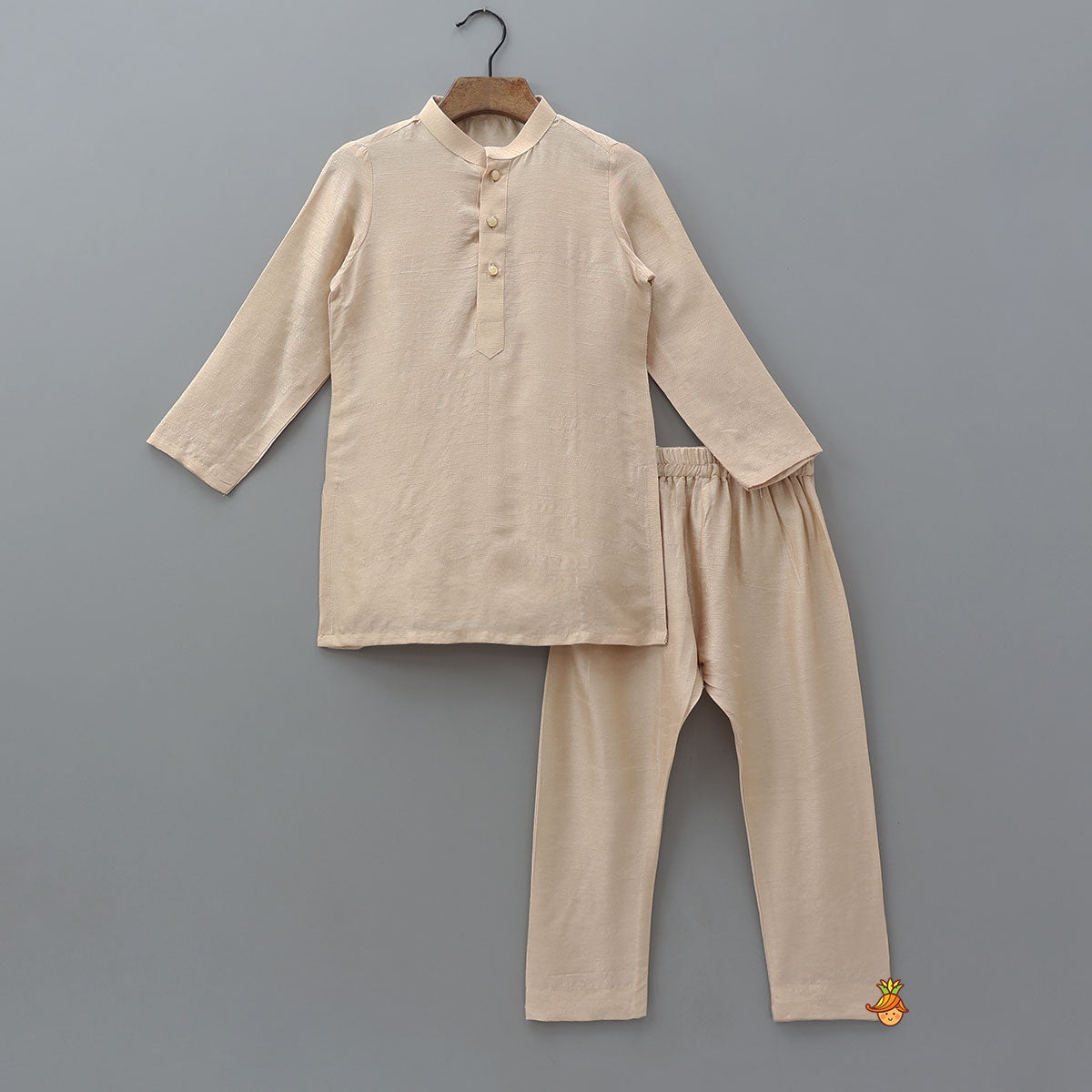 Ethnic Kurta With Regal Embellished Jacket And Pyjama