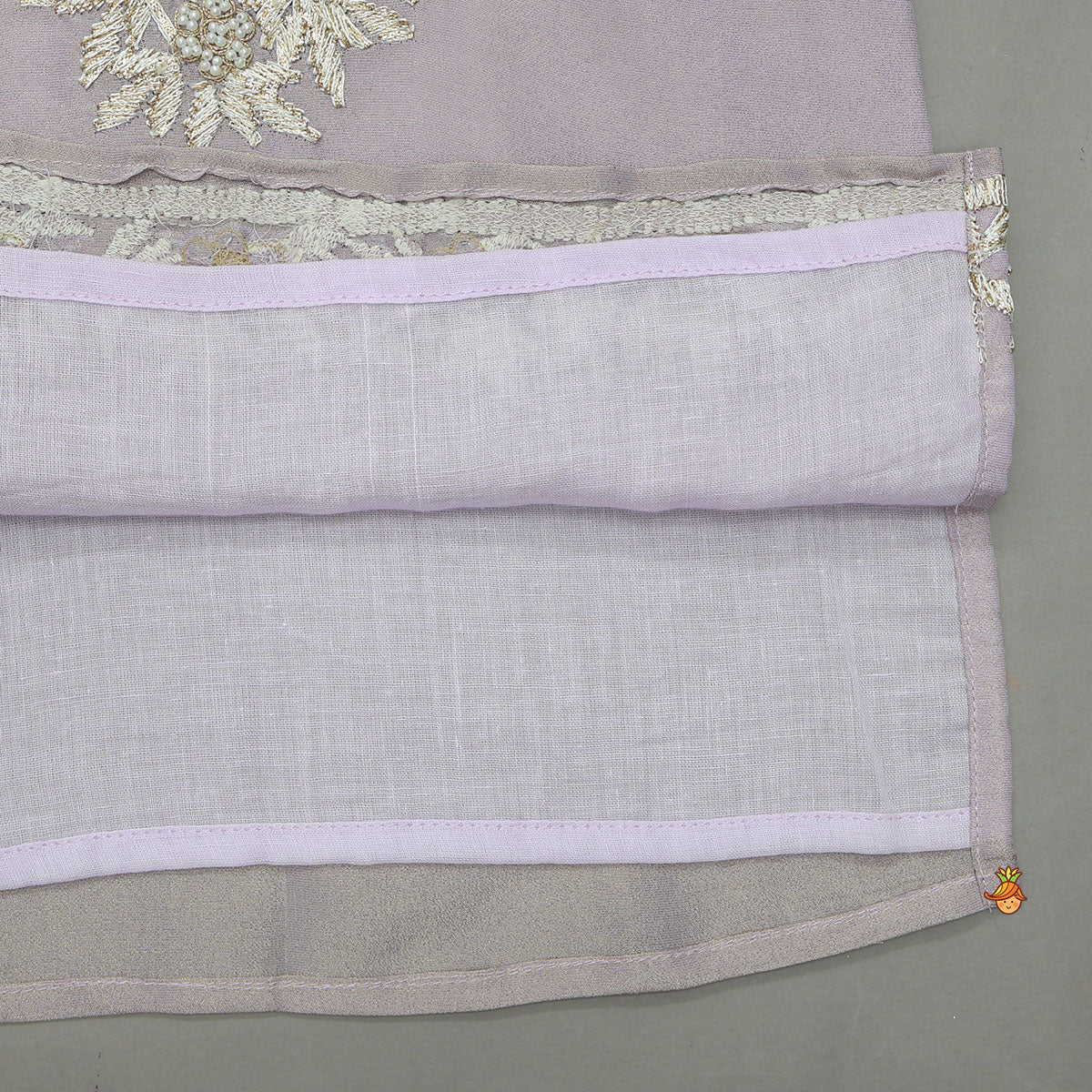 Floral Embroidered Kurta With Pyjama
