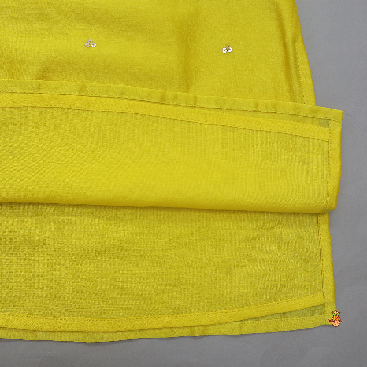 Booti Work Chanderi Kurta And Pyjama