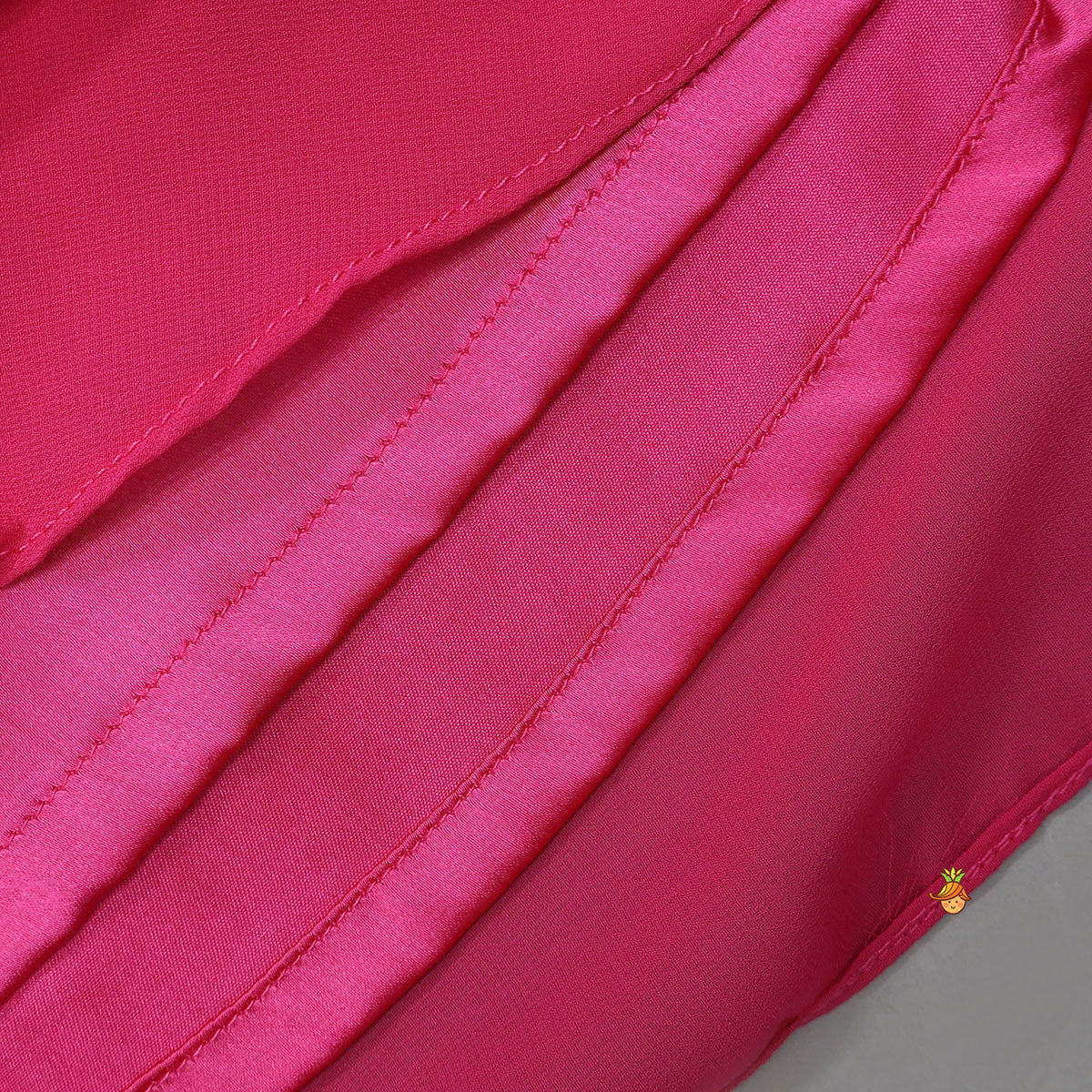 Elegant Faux Pearls Detailed Pre Draped Saree