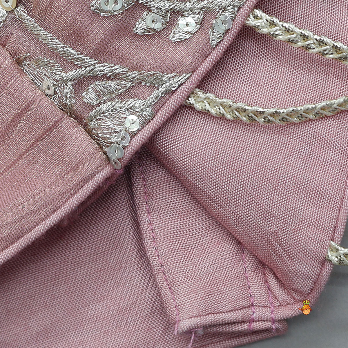 Statement Tassels Detailed Top With Cutwork Embroidered Lehenga