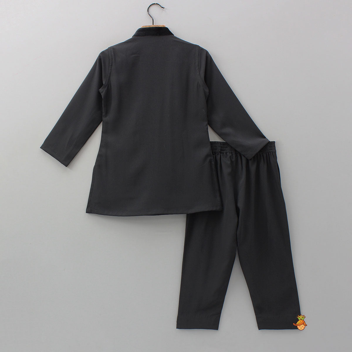 Sequin Embellished Kurta With Pants