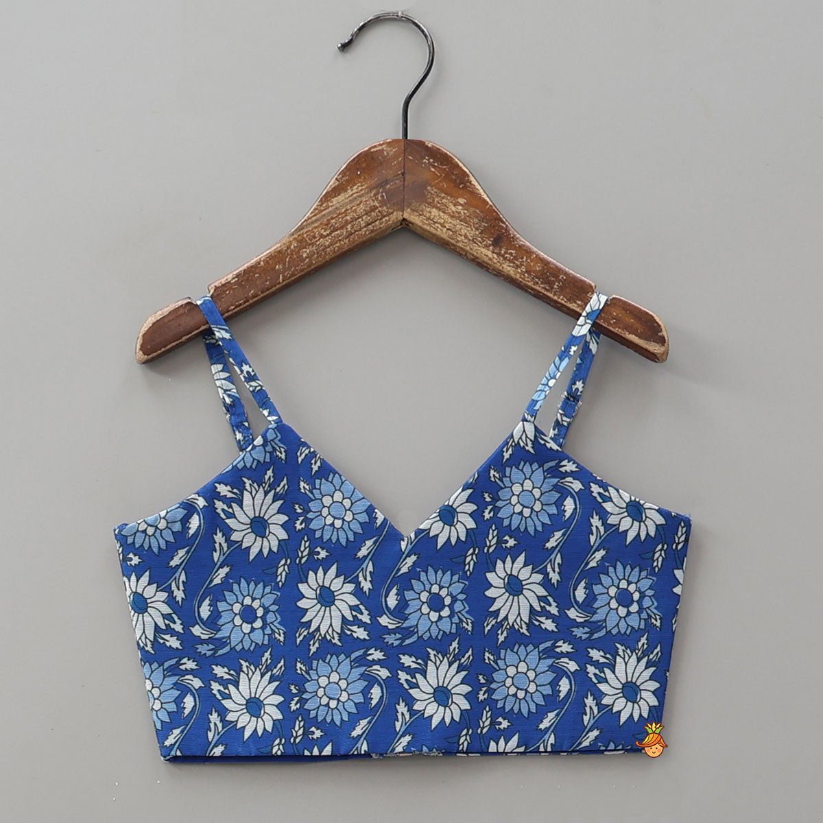 Elegant Adjustable Strappy Crop Top And Lehenga With Dupatta